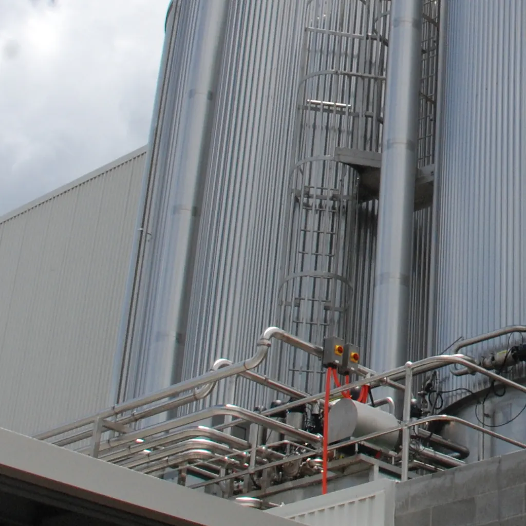 Stainless Steel Silos and Milk Vats